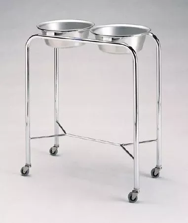 Pedigo Products Solution Stand 7 Quart 2 Basin X-Shaped Base 34 Inch 28 Inch - M-488698-3879 | Each
