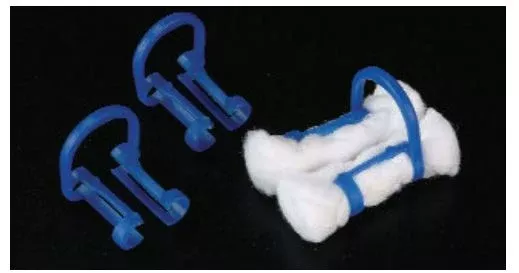 PlasdentHolder Cotton Roll Blue 100/Pk