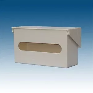 Plasti-Products Glove Box Holder Horizontal Mounted 1-Box Capacity Putty 3-1/2 X 3-7/8 X 11 Inch Plastic - M-771177-2564 | Case of 2