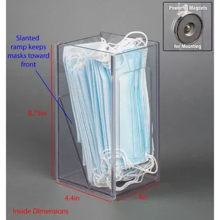 Poltex Inc DISPENSER, MASK W/EARLOOP & MAGNETS BULK - M-1187463-4512 | Each