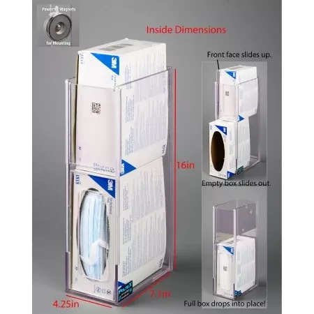 Poltex Inc HOLDER, MASK TIE-ON 2VISUAL MGMT MAGNETS - M-1187519-3812 | Each