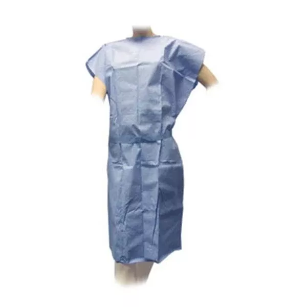Precept Medical Products Gown Exam 30 in x 42 in Dark Blue Polypropylene 50/Ca (443)