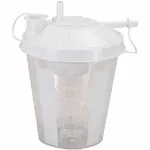Precision Medical Suction Canister Precision Medical 1200 mL Float Valve Shut-Off Lid - M-651202-4831 | Case of 12