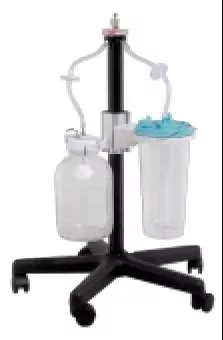 Precision Medical Suction Roll Stand Without Basin Five Leg Base - M-482559-2367 | Each
