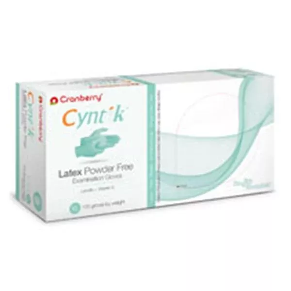 Pro2 Solutions Gloves Exam Cyntek PF Ltx Sm Winter Green Mld Ctrs Pprmnt 100/Bx, 10 BX/CA (7836)
