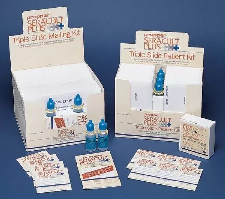Propper Manufacturing Developer Solution, Fecal Occult Blood Test Seracult Plus 15 mL Bottle, Blue Cap - M-218349-4456 | Box of 20