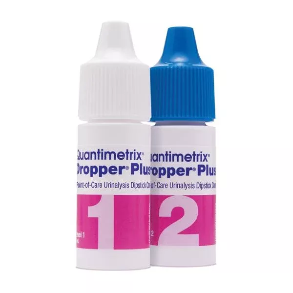 QuantimetrixDropper Plus POC Urinalysis Dipstick Level 1/2 Control 2X5 1 Set, 1 EA/BX (1440-06)