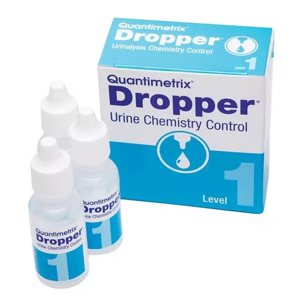 QuantimetrixDropper Urine Chemistry Level 1 Control 3x10mL CA