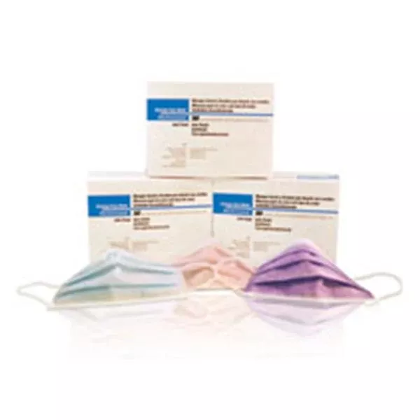 Richmond Dental Company Face Mask Earloop Anti-Fluid Pink 50/Bx