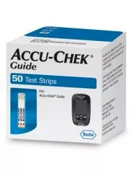 Roche Diabetes Care Blood Glucose Test Strips Accu-Chek 50 Strips per Box Tiny 0.6 microliter drop For Accu-Check Blood Glucose Meters - M-1086082-3528 | Case of 1800