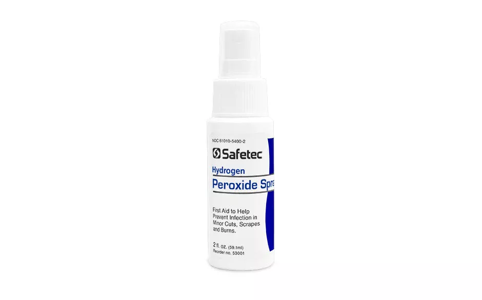 Safetec Of AmericaHydrogen Peroxide Spray Topical 2oz 3% Bottle 24/Ca