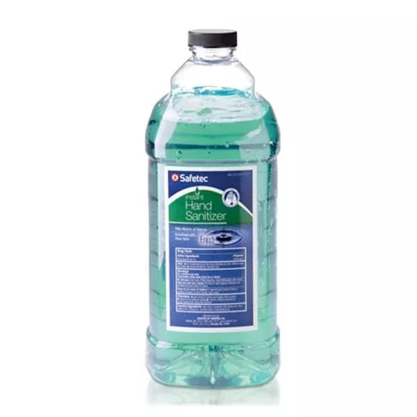 Safetec Of AmericaInstant Hand Sanitizer Antiseptic Gel 64 oz Fresh Scent Ea, 8 EA/CA (17357)