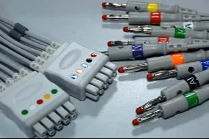 Sage Services Group ECG/EKG One Piece Cable Sage Services Reusable ECG/EKG One Piece Cable, 15-pin Connector Monitor Side, 10 Lead, Banana - M-797871-3629 | Each