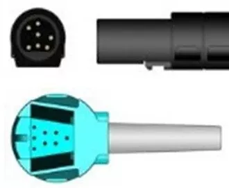 Sage Services Group SpO2 Extension Cable Sage Services 7-Pin Connector Monitor Side, 9-Pin Connector Sensor Side, 2.2m - M-796648-3953 | Each