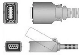 Sage Services Group SpO2 Extension Cable Sage Services Serial Connector Monitor Side, 9-Pin Connector Sensor Side, 3.0m - M-796742-2378 | Each