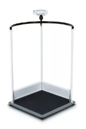 Seca Bariatric Floor Scale with Handrail seca 644 Digital Display 800 lbs. / 360 kg Capacity AC Adapter / Battery Operated - M-885250-1561 | Each