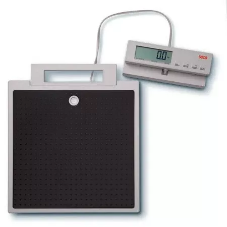Seca Floor Scale seca 869 Digital LCD Display 550 lbs. Capacity Black AC Adapter / Battery Operated - M-683919-3827 | Each