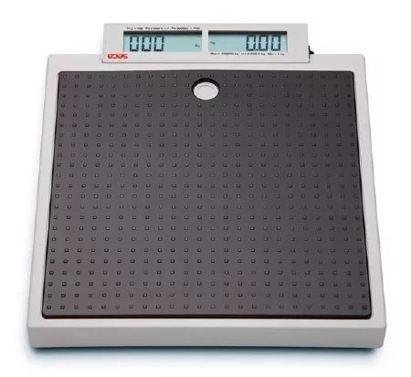 Seca Floor Scale seca 874 Digital Display 440 lbs. / 200 kg Capacity Black / White Battery Operated - M-853213-1956 | Each