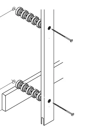 Seca Spacers / Screws seca Model 222 Stadiometer Height Rod - M-703345-4843 | Each