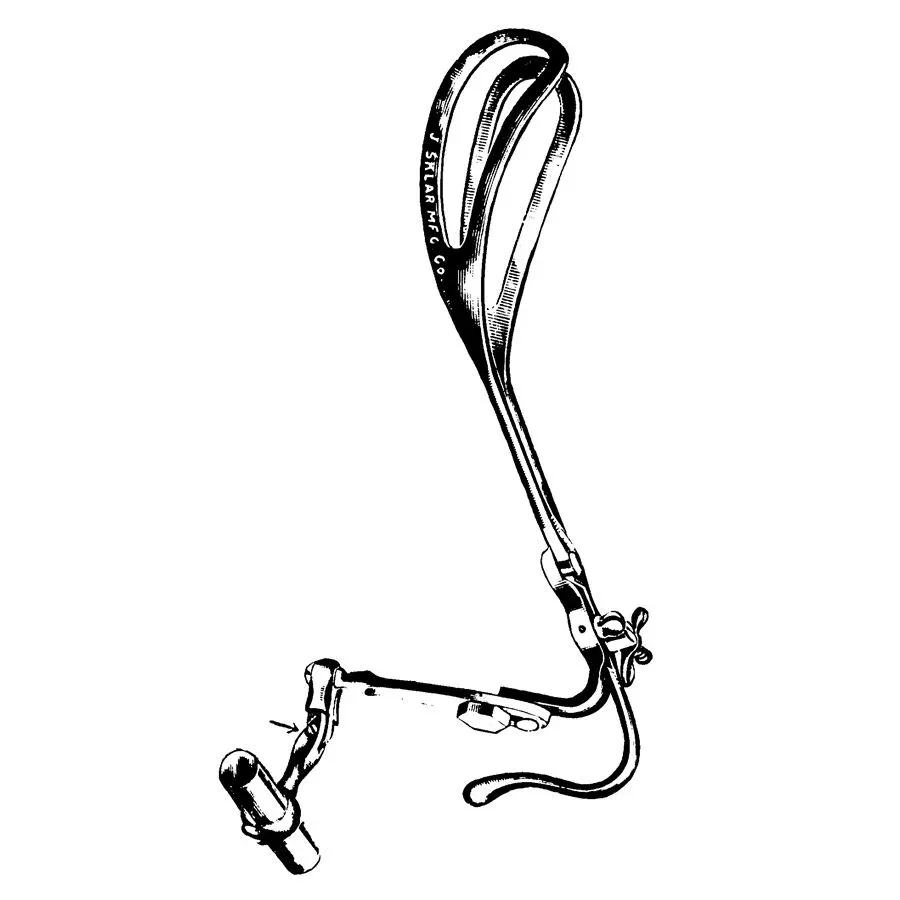 Sklar Instruments Forcep Obstetrical Grasping Dewey 15" SS w/ Axs Trctn Ea