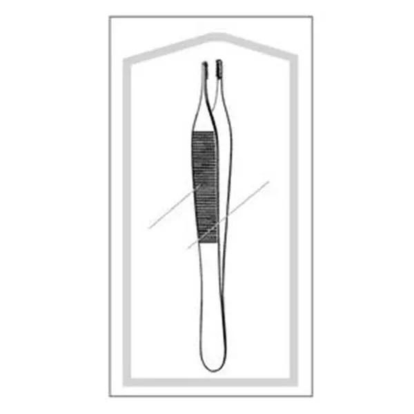 Sklar Instruments Forcep Tiss Adson-Brown Econo 4.75 Strt 7x7 Sd-Tth SS Disp 25/Ca