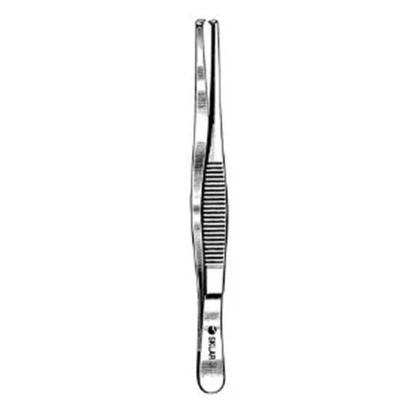 Sklar Instruments Forcep Tissue 5-1/2" Straight 1x2 Teeth Stainless Steel Ea (22-1063)