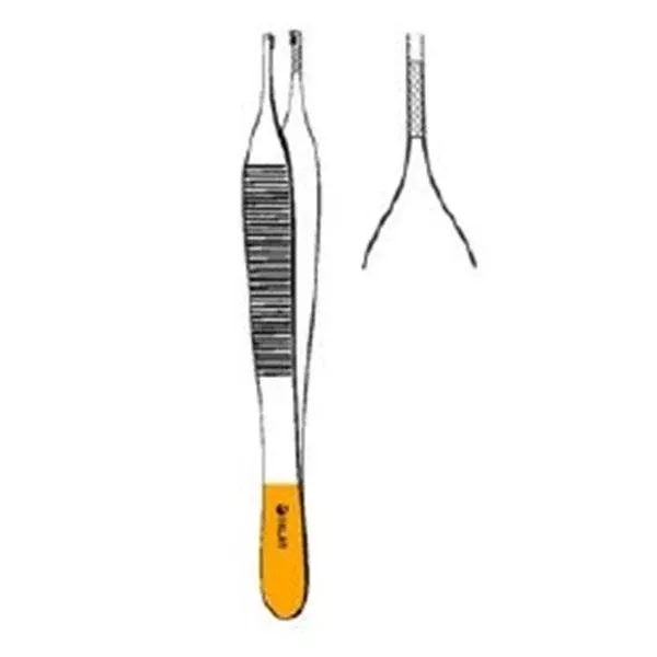 Sklar Instruments Forcep Tissue Adson-Brown 4-3/4" XSerr Strt 7x7 Sd-Tth SS/TC Ea