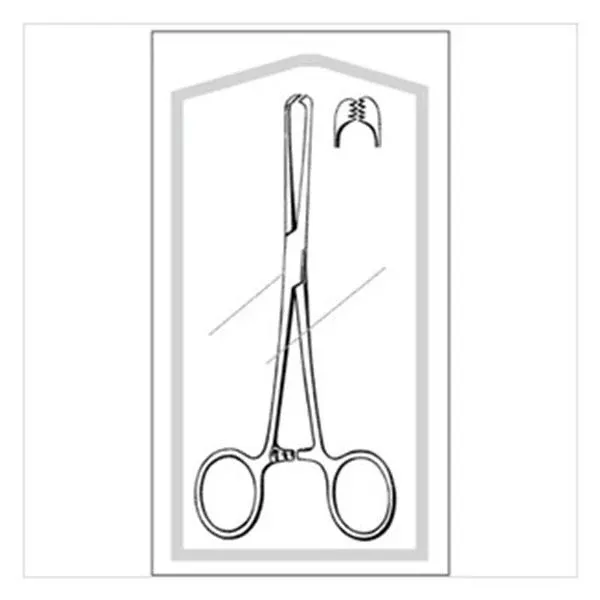 Sklar Instruments Forcep Tissue Allis Econo 6" Straight 4x5 Teeth SS Disp 25/Ca