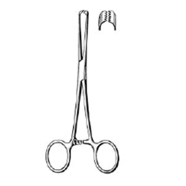 Sklar Instruments Forcep Tissue Allis Surgi-OR 6" Straight 5x6 Teeth SS Ea