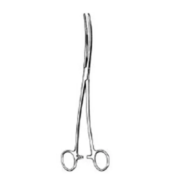 Sklar Instruments Forcep Uterine Bozeman 10-1/4" Horizontal Serrated 2S Crv SS Ea