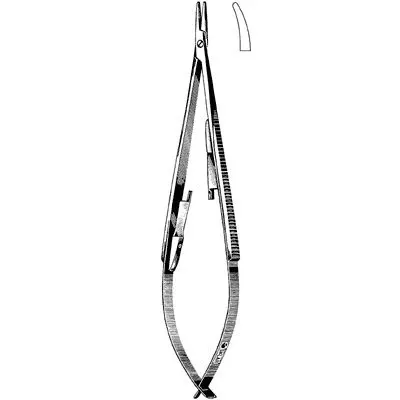 Sklar Instruments Holder Needle Castroviejo 5-1/2" Straight Stainless Steel Ea (65-6357)