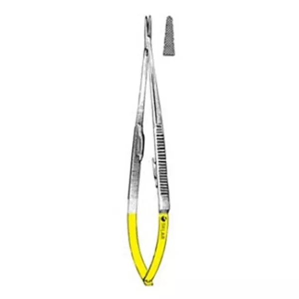 Sklar Instruments Holder Needle Jacobson 9" Cross Serrated Straight SS/TC Ea