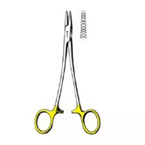 Sklar Instruments Holder Needle Mayo-Hegar 20" Cross Serrated Straight SS/TC Ea