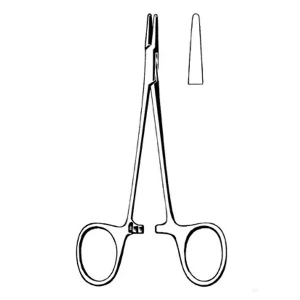 Sklar Instruments Holder Needle Webster Econo 5-1/4" Straight SS Disp 12/Bx