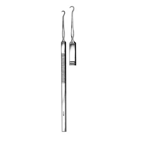 Sklar Instruments Hook Micro 6-1/4" Small Strt 5x3 Shrp Tp Octgnl Hndl 1Prng SS Ea