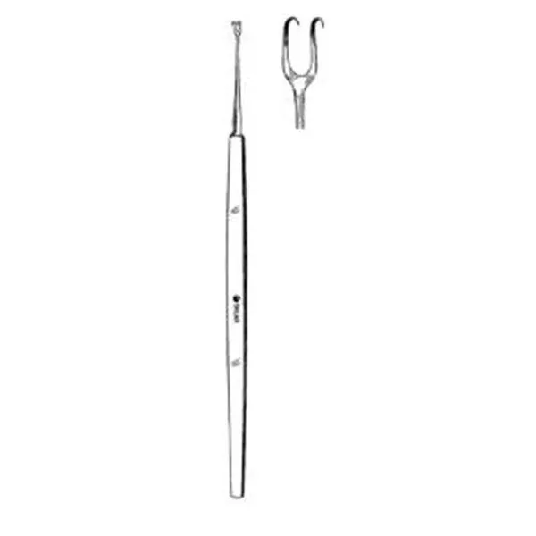 Sklar Instruments Hook Skin Skin Freer 6" 2.5mm Sharp 2Prng Stainless Steel Ea (47-2760)