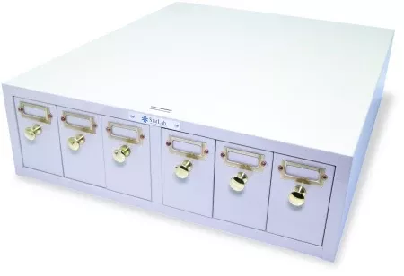 StatLab Medical Products Microscope Slide Storage Cabinet Metal 6 Drawers - M-1019869-4839 | Each