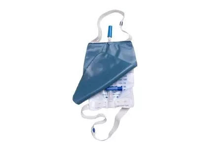 Sterigear Urinary Drain Leg Bag SteriGear Fig Leaf 1000 mL Sterile Anti-Reflux Barrier - M-1133595-4121 | Box of 48