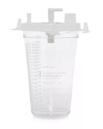 Suction Canister McKesson 2000 mL Pour Lid - M-1132484-4412 | Box of 6