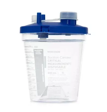 Suction Canister McKesson 800 mL Pour Lid - M-1132482-3723 | Box of 8