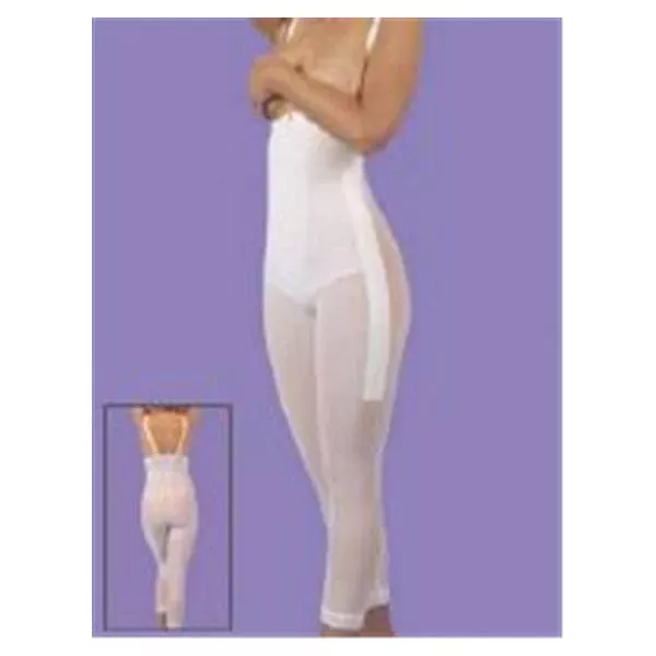 Summit Medical Girdle Compression High Back/Full Body Veronique Blw Kn Lg Blk Ea