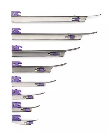 Sun Med Laryngoscope Blade IntuBrite Miller Size 2 Child - M-1140341-3257 | Box of 20