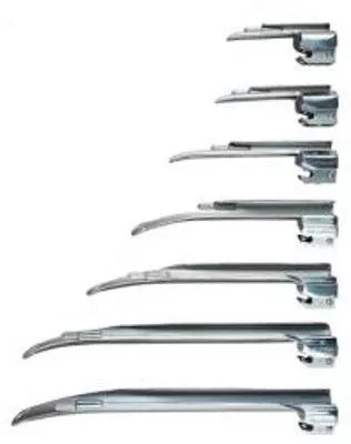 Sun Med Laryngoscope Blade Miller American Type Size 3 Medium Adult - M-374759-4572 | Each