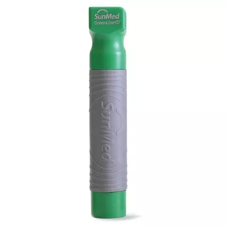 Sun Med Laryngoscope Handle GreenLine/D Greenline FiberOptic Penlight Handle - M-1144429-3822 | Box of 20