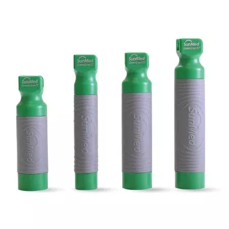 Sun Med Laryngoscope Handle GreenLine/D Single Patient Use For use with GreenLine disposable blades - M-1142684-3275 | Case of 20
