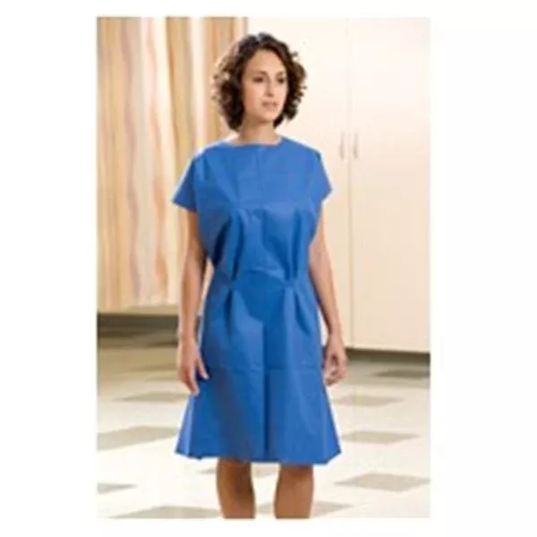 Sup InternationalGown Exam Large 30 in x 46 in Blue 50/Ca