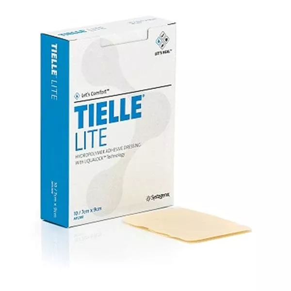 Systagenix Wound Management Dressing Wound Tielle HydrPlmr Fm 2-3/4x3-1/2" Gntl Adh Abs 50/Bx