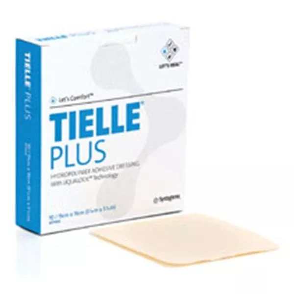 Systagenix Wound Management Dressing Wound Tielle Plus Hydropolymer Foam 5-7/8x5-7/8" 50/Bx (MTP506)
