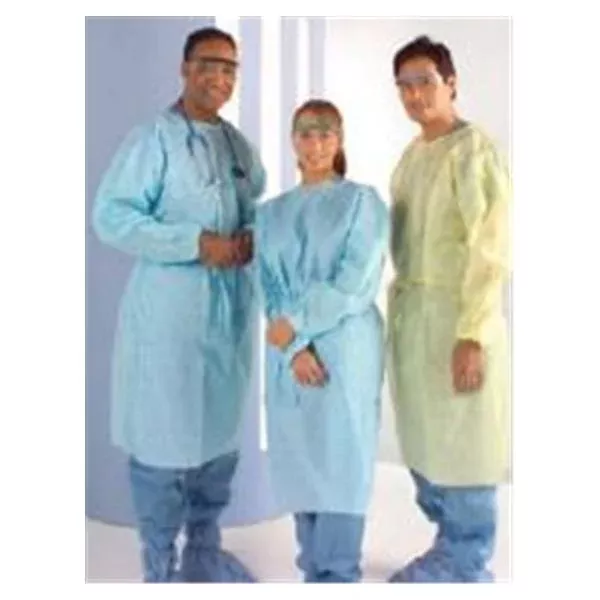 Techstyles Gown Isolation 3X Large Yellow 10/Bg, 5 BG/CA (4600-370)