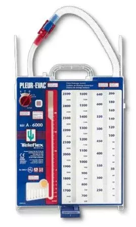 Teleflex Medical Chest Drain System Pleur-evac A - 600 Cactus 2500 mL - M-320961-1356 | Case of 6